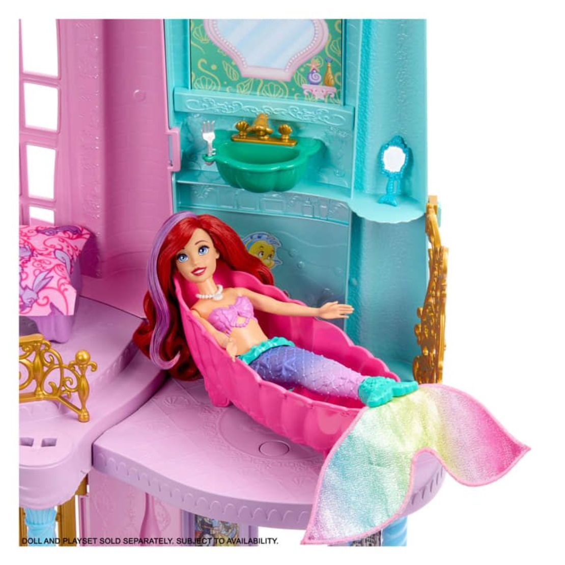 Къща за кукли Mattel Disney Princes Magical Adventure Castle