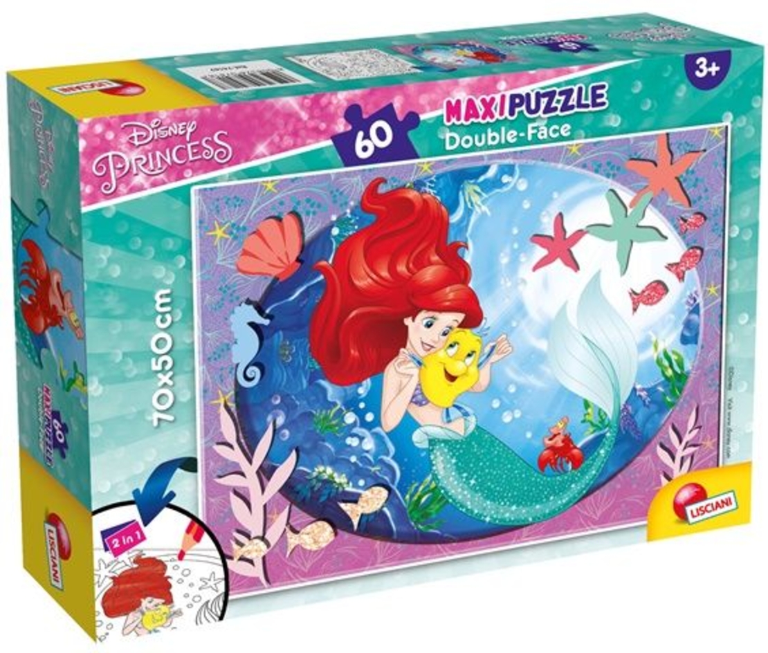 Детски пъзел Lisciani SUPERMAXI LITTLE MERMAID 60ч. 74167