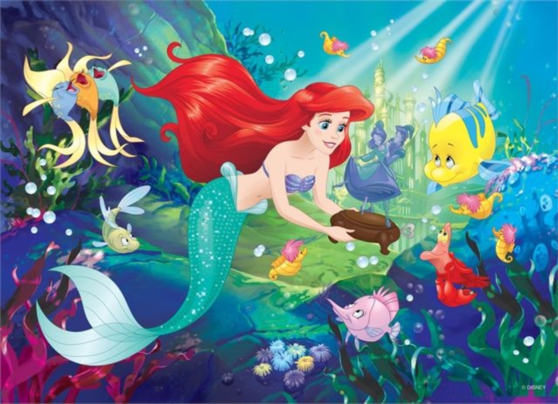 Детски пъзел Lisciani PLUS LITTLE MERMAID 60ч. 74051