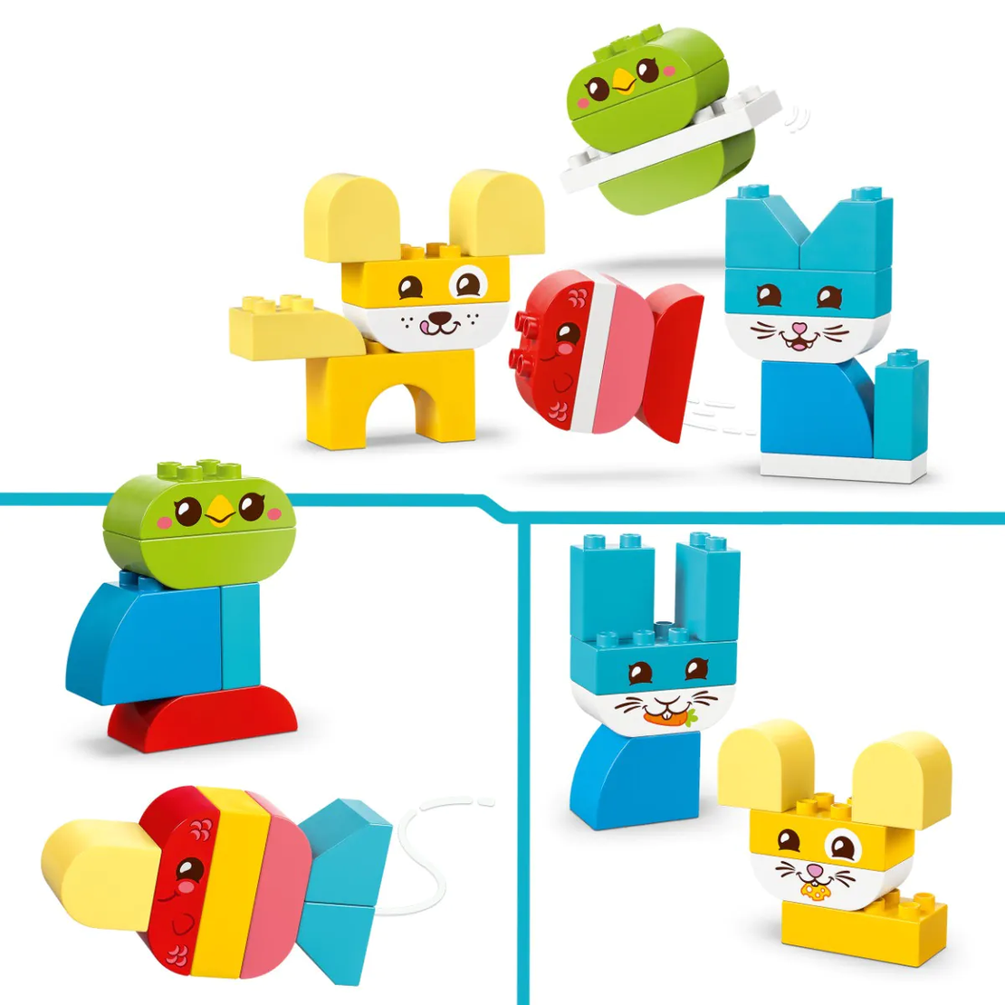LEGO® DUPLO® My First Сладки домашни любимци 3 в 1 10477