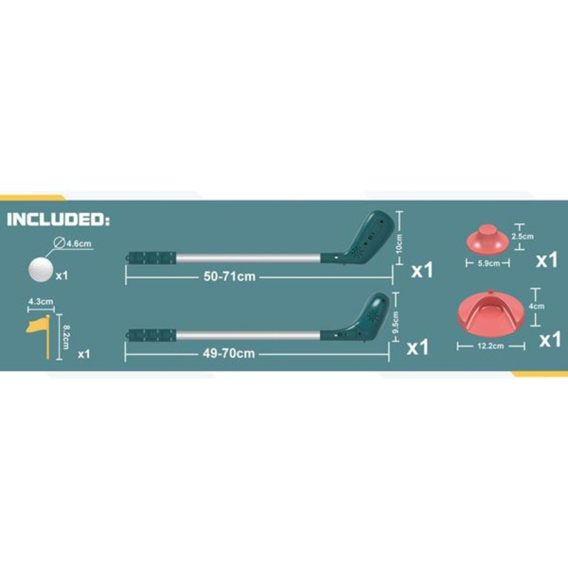 Детски мини голф Raya Toys Golf Course, с музика и светлини