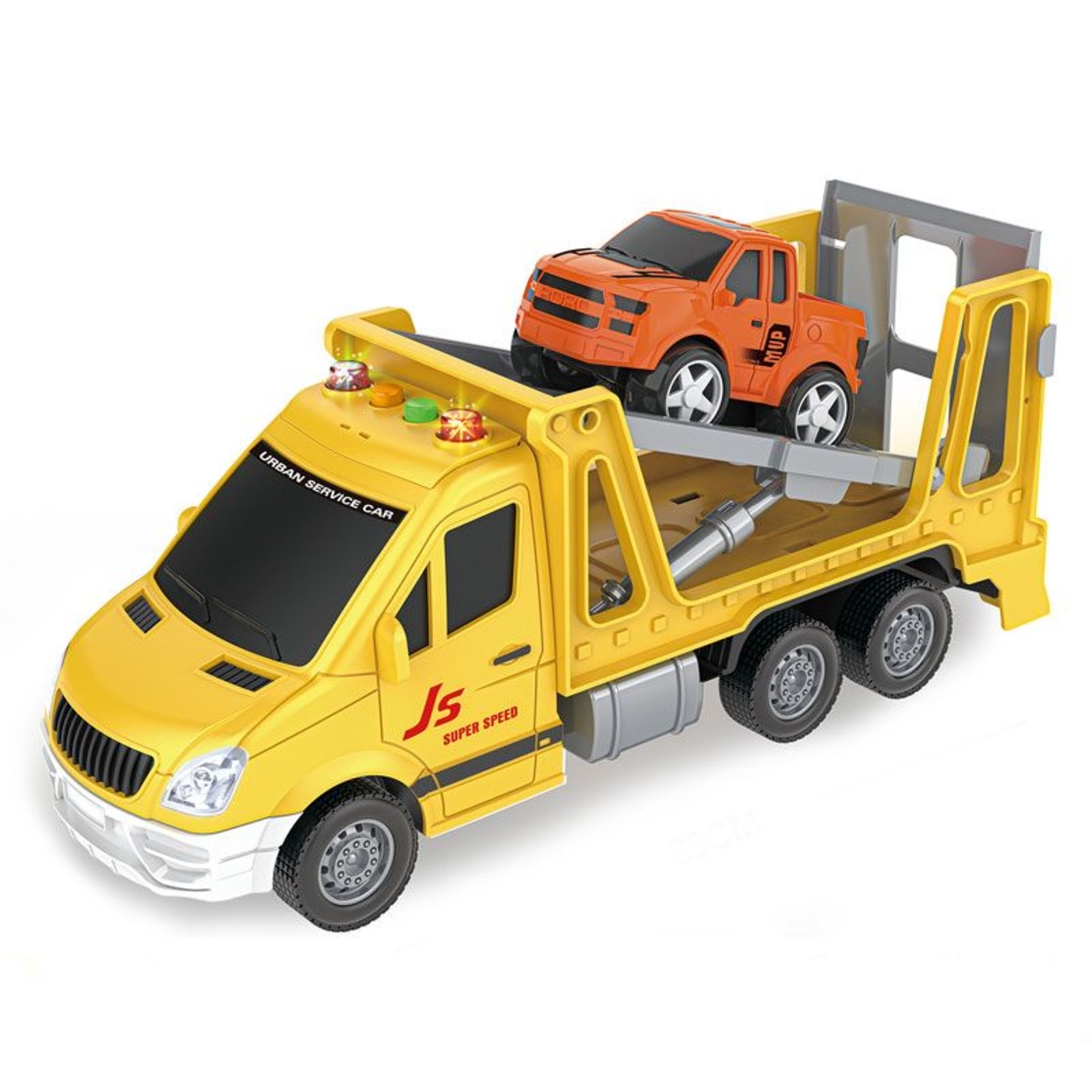 Детски камион пътна помощ Raya Toys Truck Car с музика и светлини, 1:16