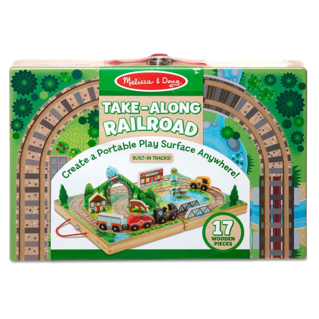 Железопътна линия Melissa&Doug в куфар 40140