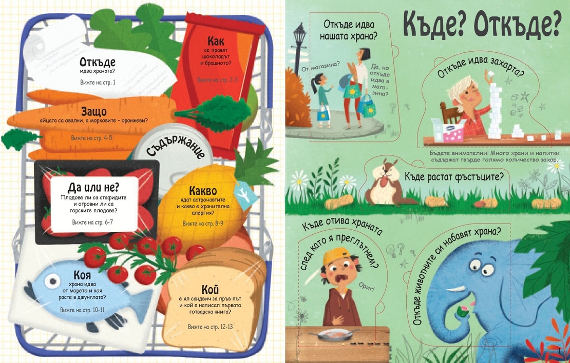 Моята първа енциклопедия с капачета - Храната