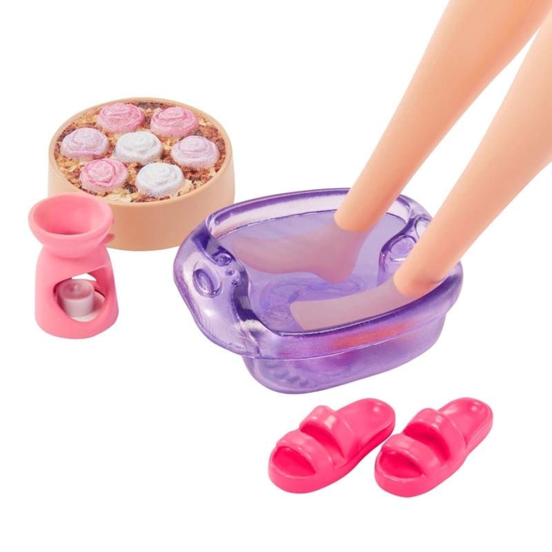 Кукла Mattel Barbie Wellness Self-Care Spa Day, с аксесоари