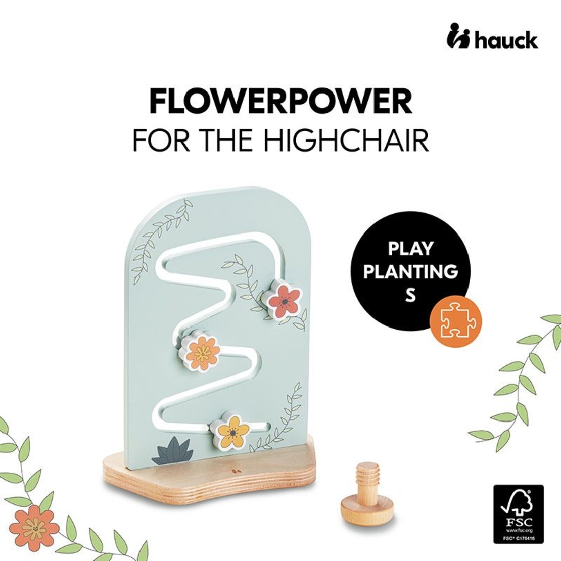 Дървена играчка Hauck Planting S Flowers