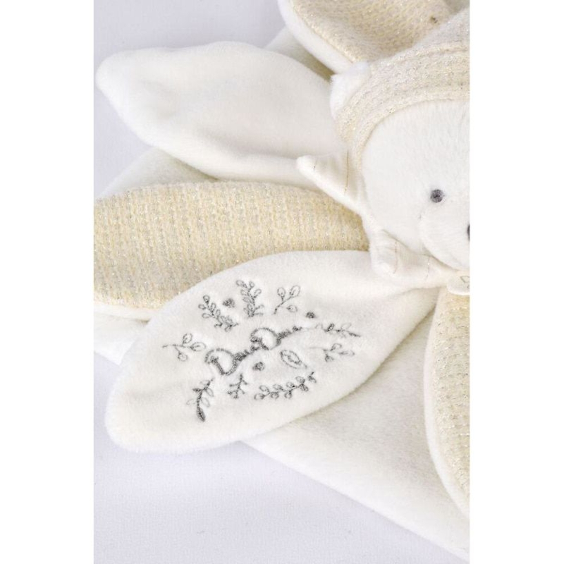 Плюшено мече за гушканe Doudou Blanc, 25см.