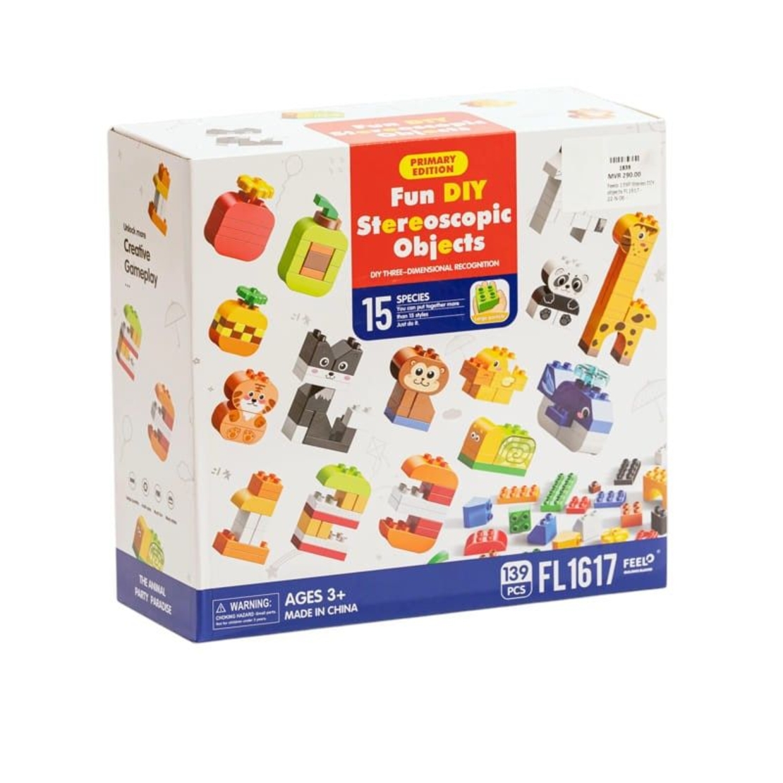 Конструктор Feelo Направи си сам Фигурки, 139 ч.