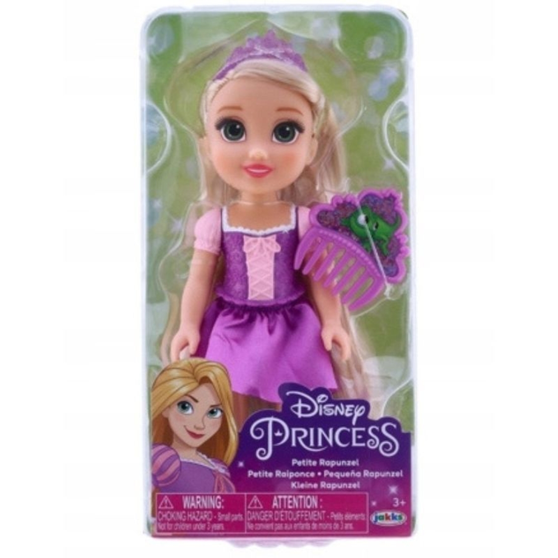 Кукла Jakks Pacific Disney Princess Рапунцел с гребен, 15 см.