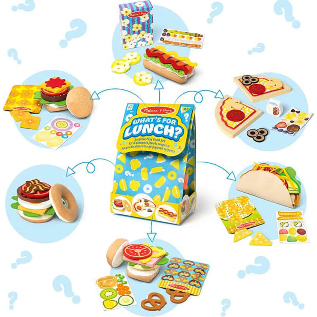 Детски игрален комплект изненада Melissa and Doug Какво има за обяд? 95211