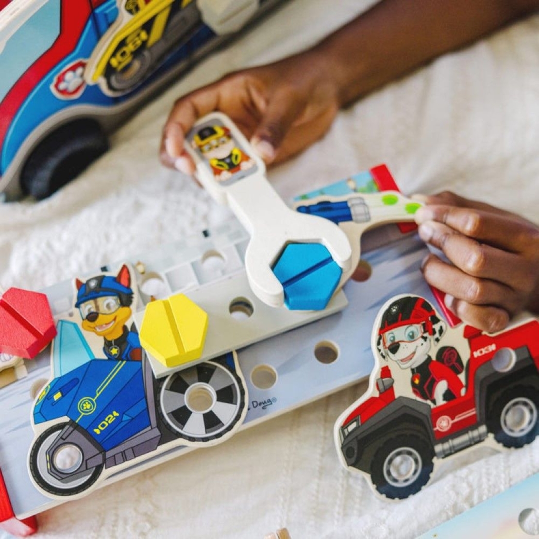 Игрален комплект Melissa and Doug Paw Patrol Сглоби сам автовоз, 35 части 33333