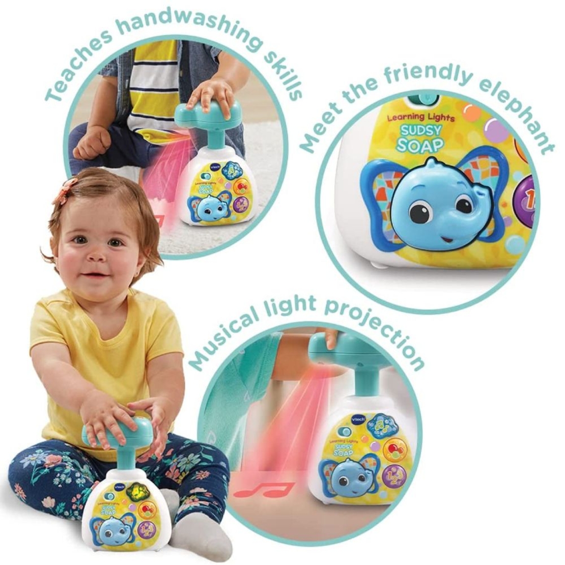 Интерактивна играчка Течен сапун Vtech Learning Lights Sudsy Soap
