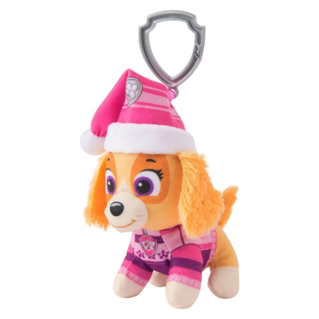 Плюшена играчка Spin Master Paw Patrol Winter Holiday Pups, с ключодържател, 10 см.
