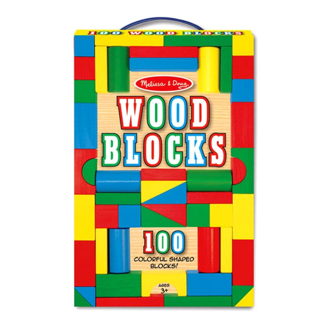 Melissa and Doug Дървени блокчета 100 броя 10481