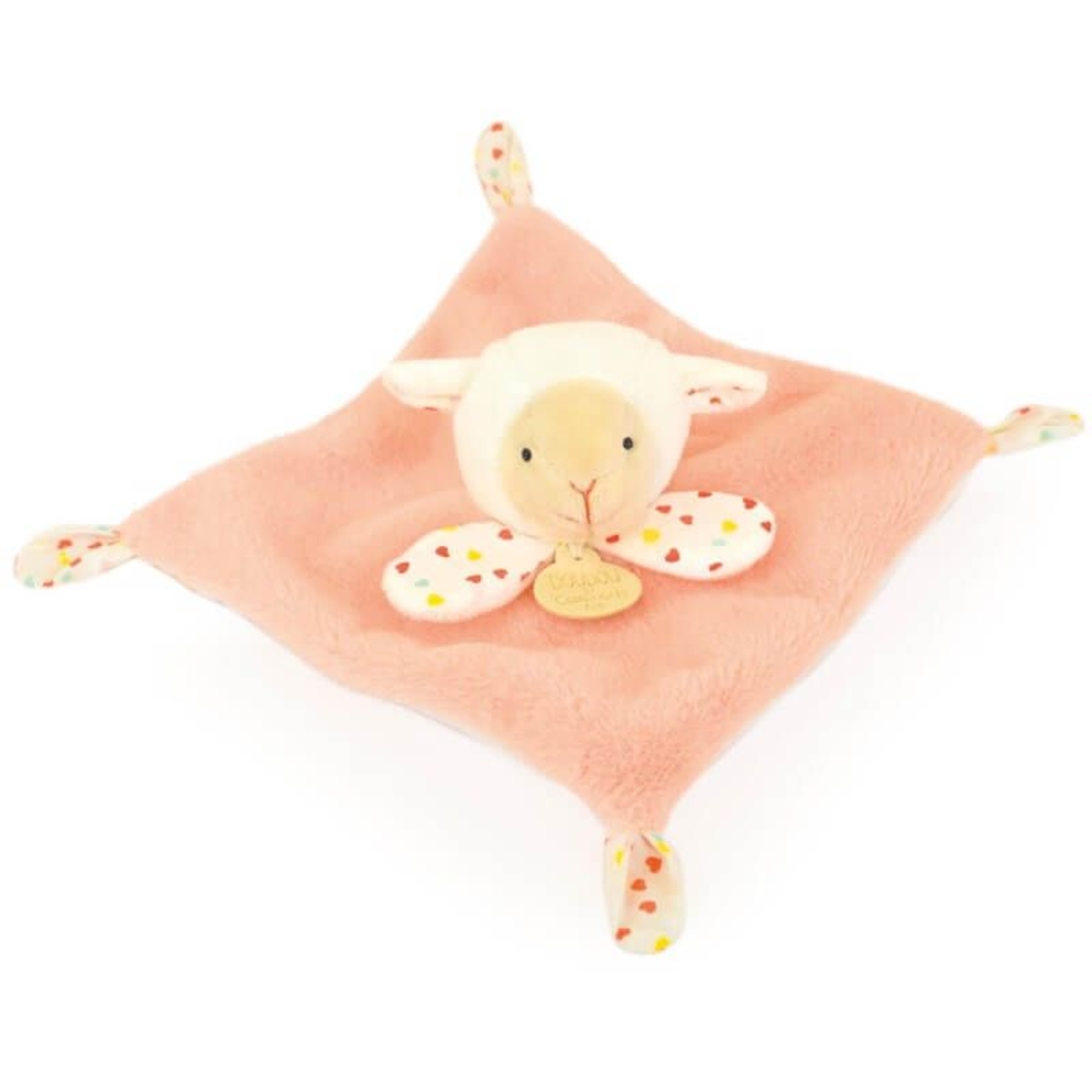 Плюшена играчка за гушкане Doudou Les Rikikis овца 19 см, DC4156