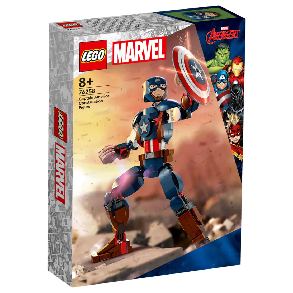 LEGO® Marvel Фигура за изграждане Kапитан Америка 76258