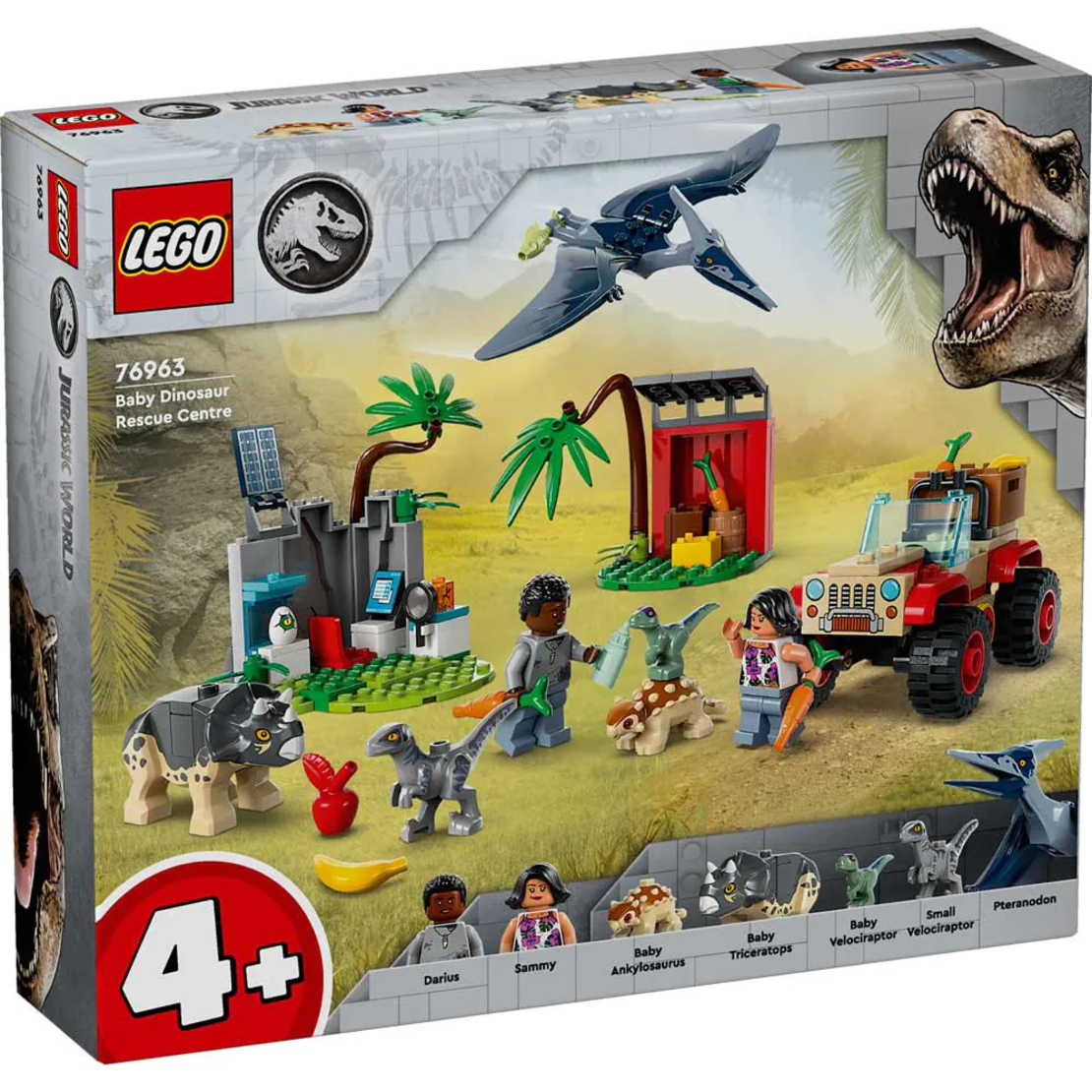 LEGO® Jurassic World Спасителен център за бебета динозаври 76963