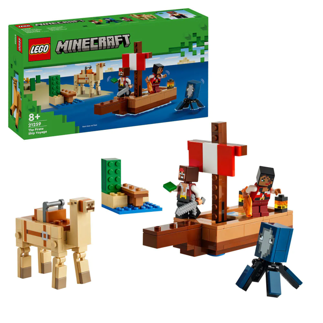 LEGO® Minecraft® Пътуването на пиратския кораб 21259