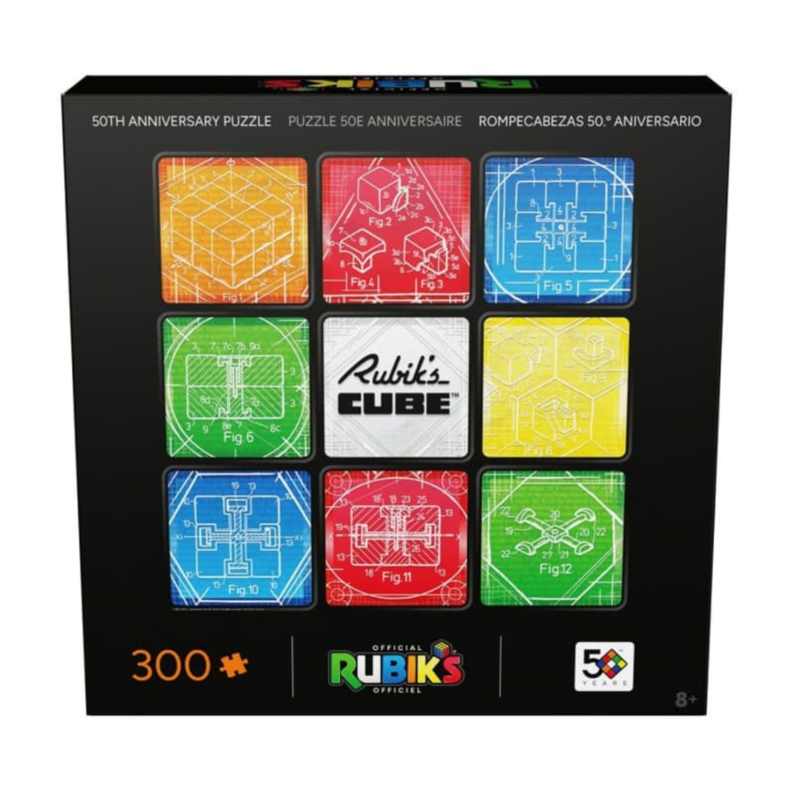 Пъзел Spin Master Rubik's Cube 50th Anniversary, 300 ч.