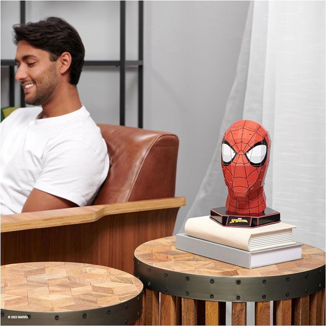 3D пъзел Spin Master Marvel: Spider-Man Mask, 82 ч.