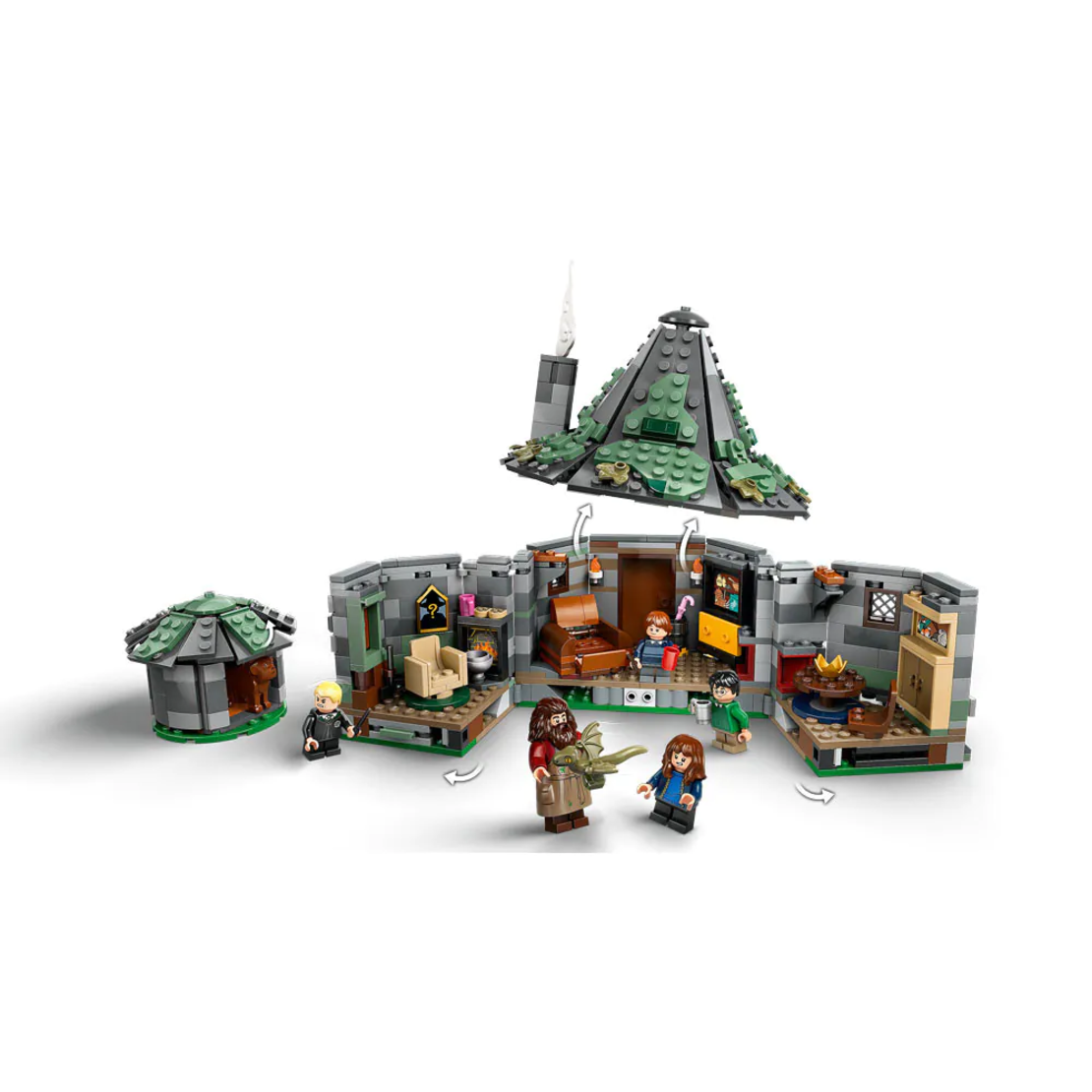 LEGO® Harry Potter™ Колибата на Хагрид: Неочаквано посещение 76428