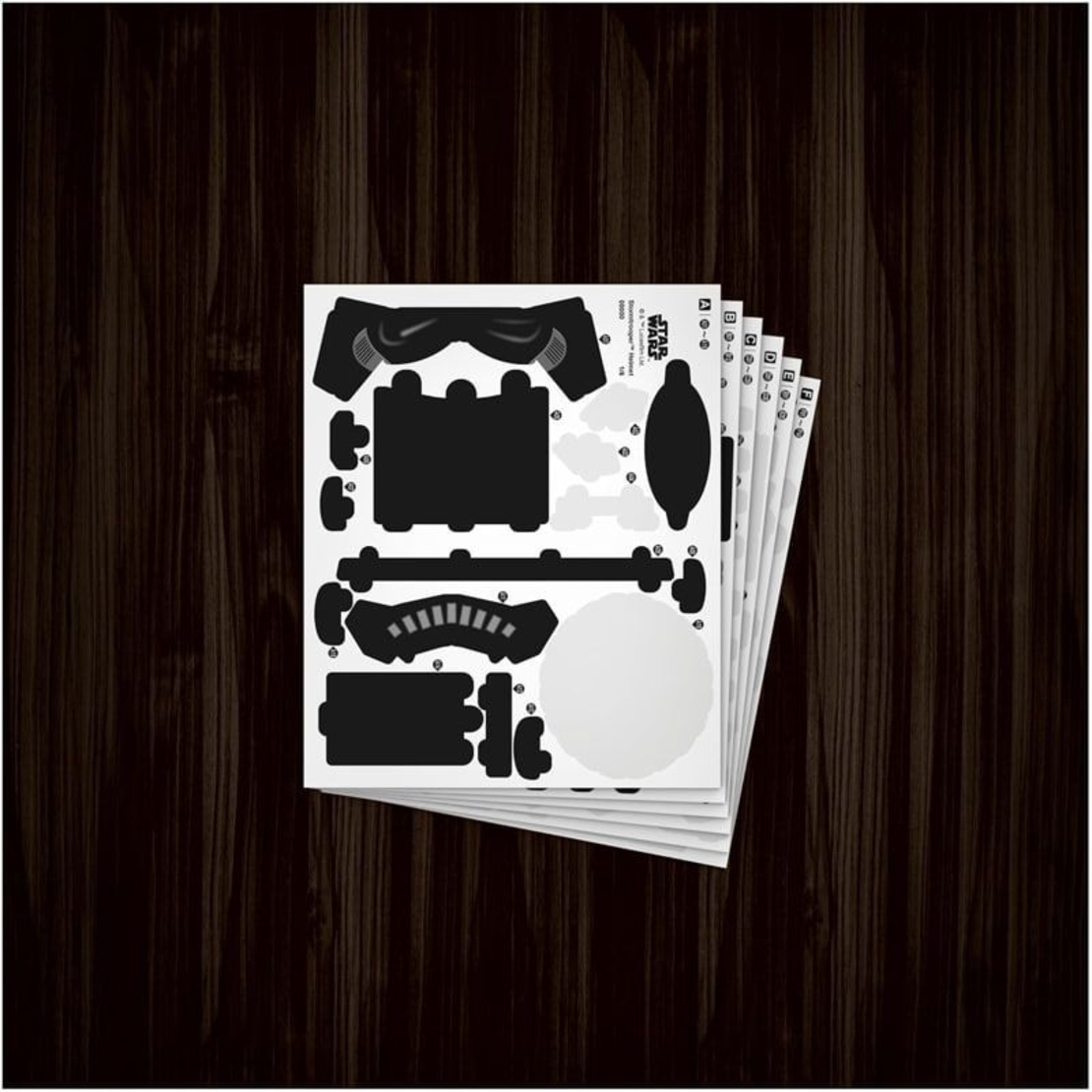 Модел за сглобяване Spin Master 4D Build Star Wars Stormtrooper Helmet, 121 ч.