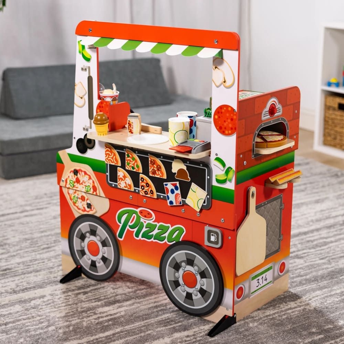 Детска дървена количка за пица Melissa and Doug 32201