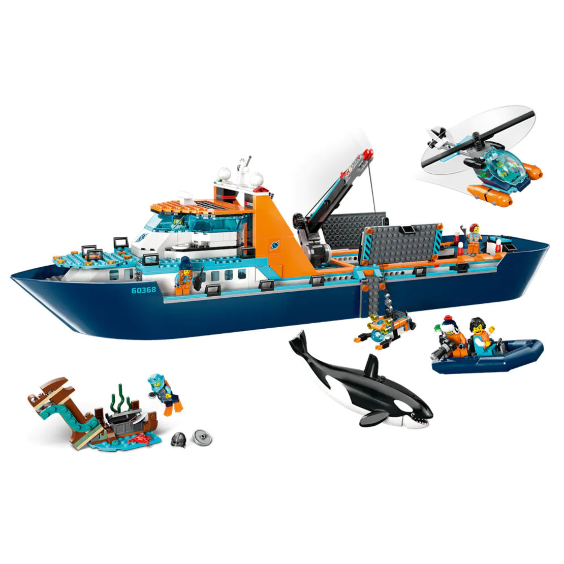 LEGO® City Арктически изследователски кораб 60368