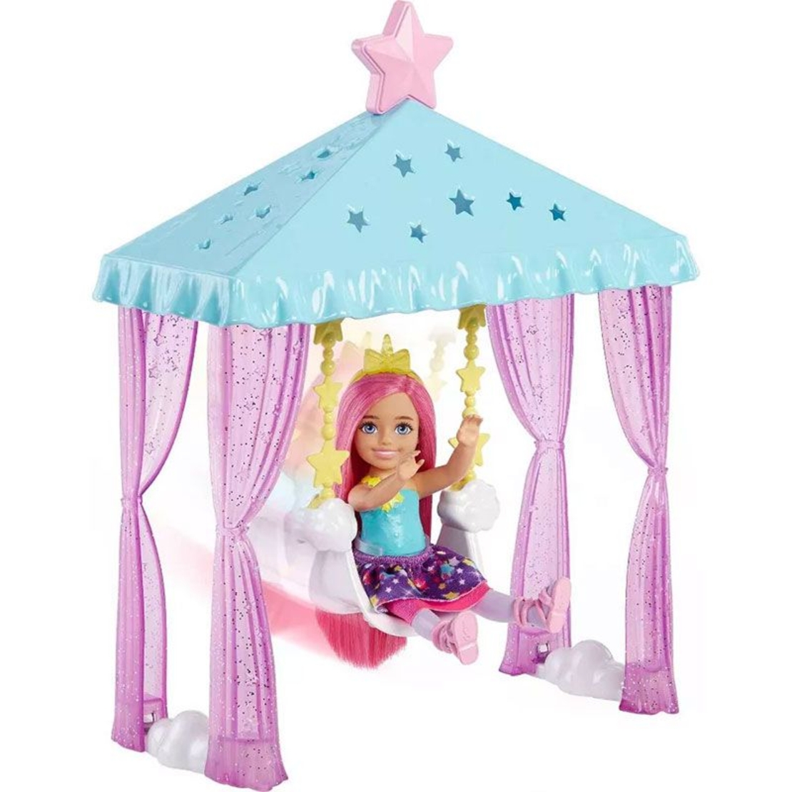 Кукла Mattel Barbie Dreamtopia Chelsea Кукла Челси с коте и аксесоари