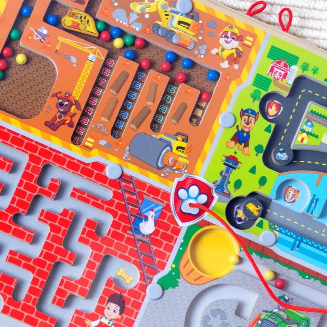 Дървен магнитен лабиринт Melissa and Doug Paw Patrol 4 в 1 33324