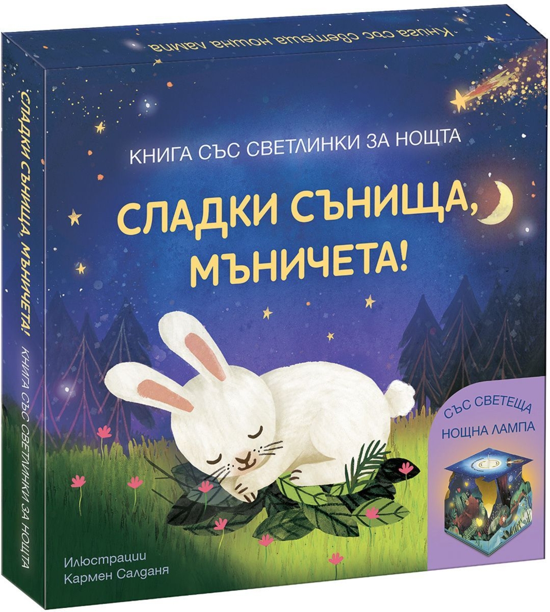 Сладки сънища, мъничета - книга със светлинки за нощта