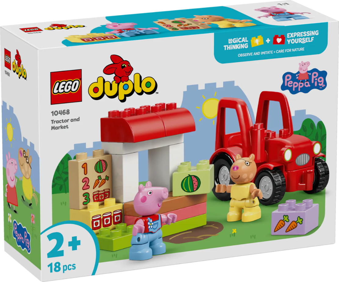 LEGO® DUPLO® Peppa Pig Трактор и пазар 10468
