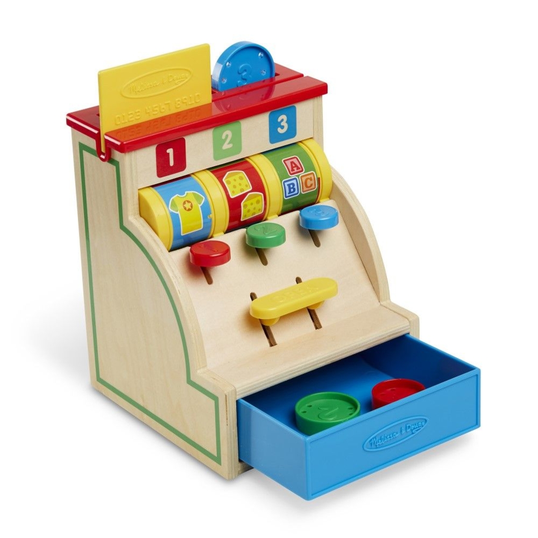 Дървен детски касов апарат Melissa and Doug 13378