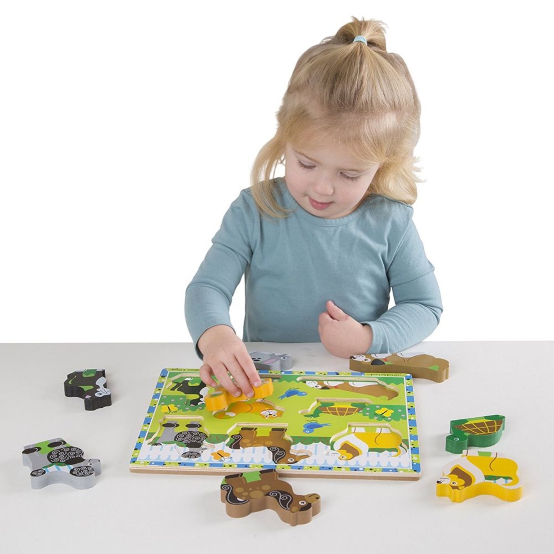 Дървен пъзел Melissa and Doug Домашни любимци 13724