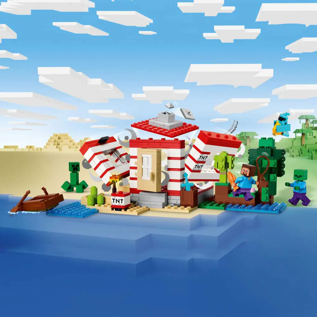 LEGO® Minecraft® TNT къща в джунглата 21275
