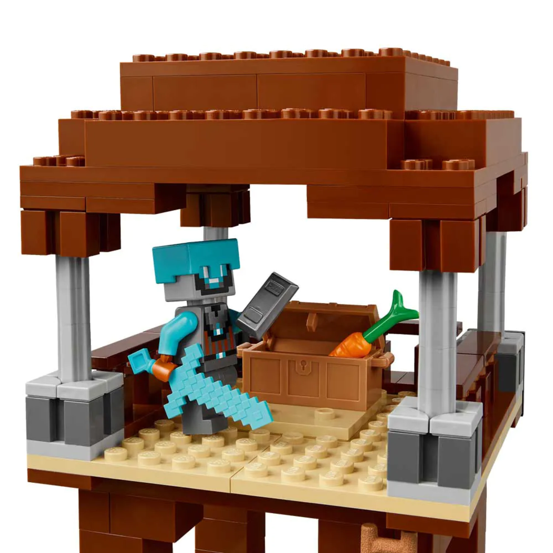 LEGO® Minecraft® Кулата на грабителите и Опустошителя 21278