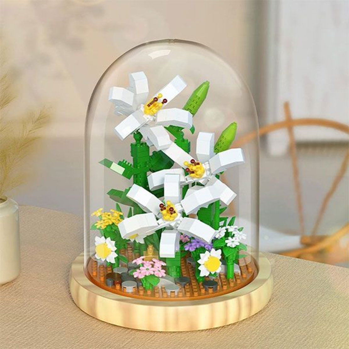 Raya Toys Конструктор Лилии с купол, 594 части