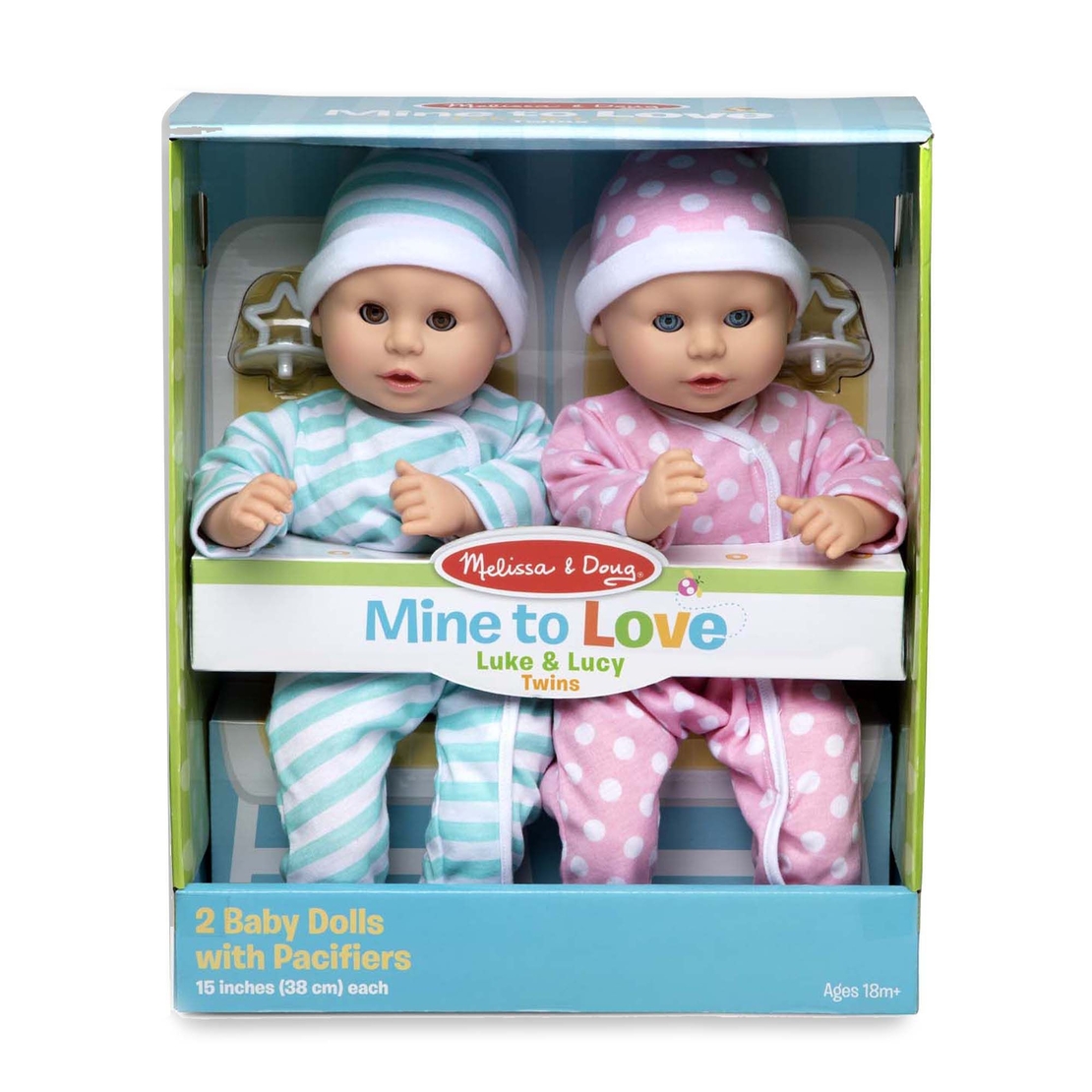 Кукла бебе Melissa and Doug Близнаци Люк и Луси 41711