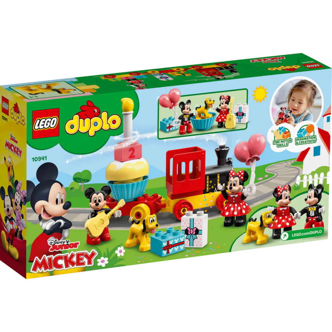 LEGO® DUPLO® Влак за рождения ден на Мики и Мини Маус 10941