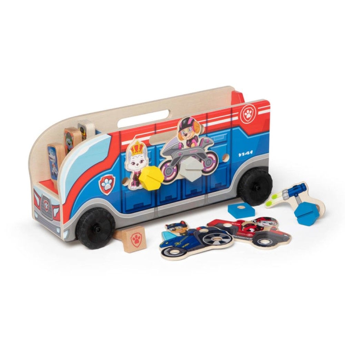 Игрален комплект Melissa and Doug Paw Patrol Сглоби сам автовоз, 35 части 33333
