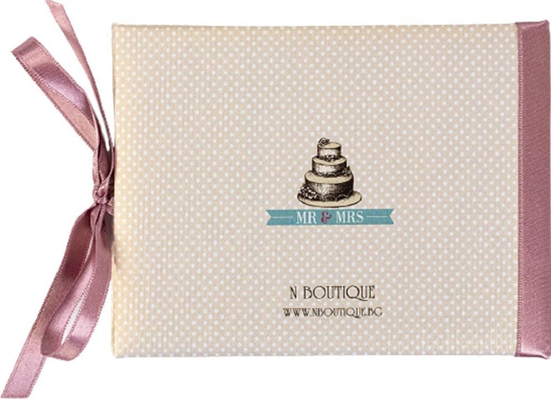 Луксозна картичка за сватба - Торта