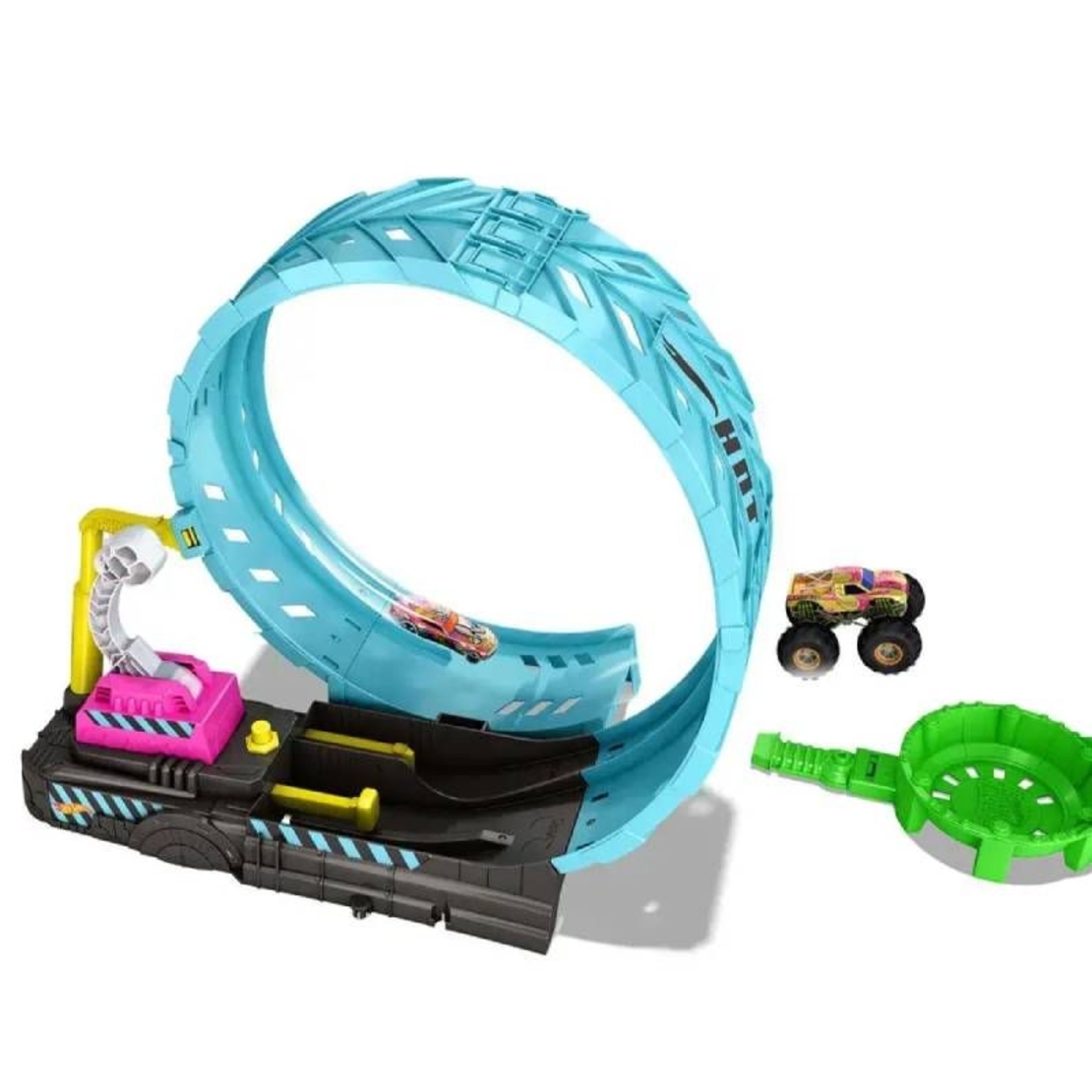 Детска писта Mattel Hot Wheels, Epic Loop Challenge, Светеща