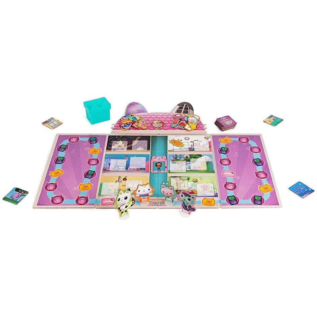 Детска настолна игра Spin Master Gabby's Dollhouse Meow-Mazing Dollhouse
