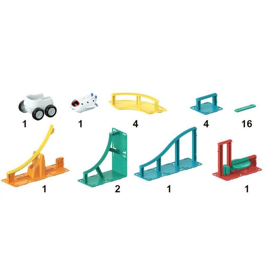 Детска писта 2 в 1 Raya Toys 3D Track Совалка със светлини
