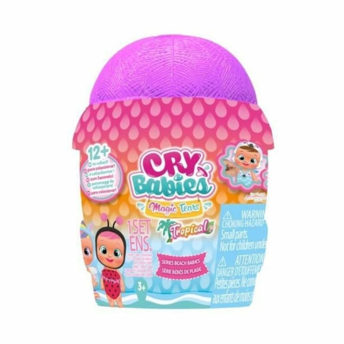 Кукла изненада IMC Toys Cry Babies Tropical Beach, асортимент