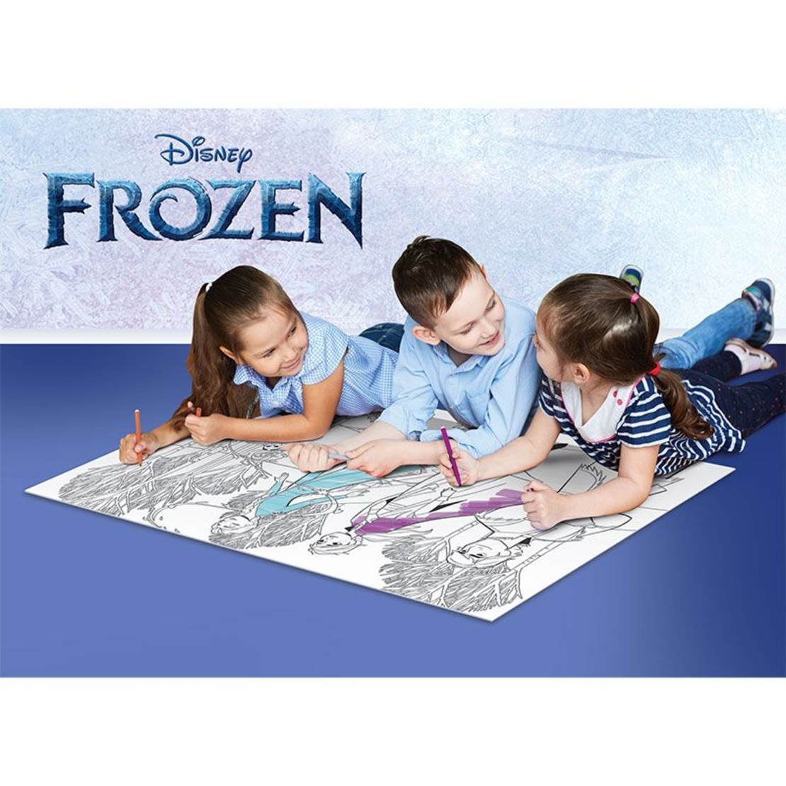Детски пъзел Lisciani DF Maxifloor Frozen, 2 х 60 части