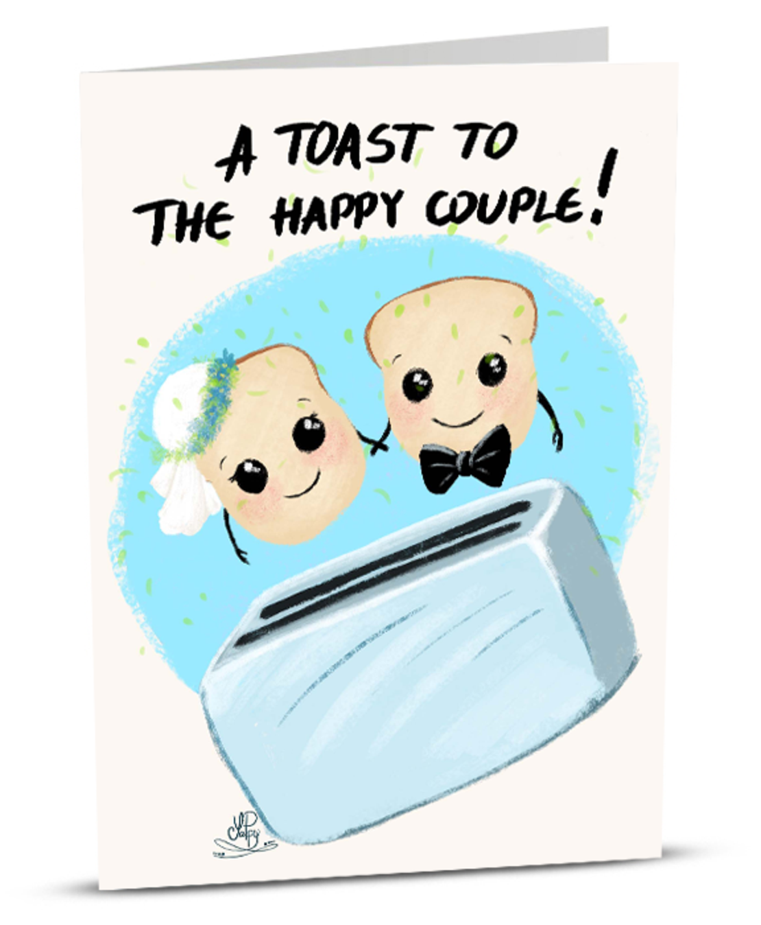 Поздравителна картичка iGreet - Happy Toaster