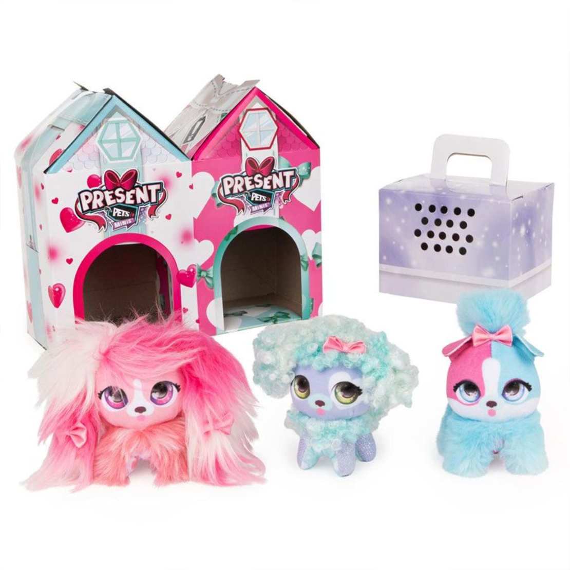 Плюшени играчки изненада Spin Master Present Pets Minis Fluffy BFFs 3 бр.