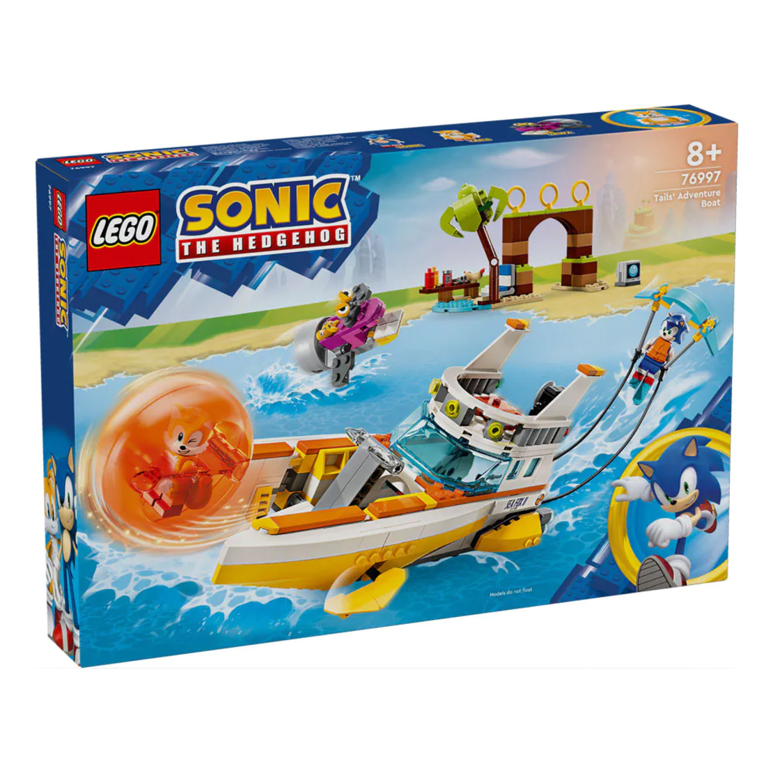 LEGO® Sonic Приключенската лодка на Тейлс 76997