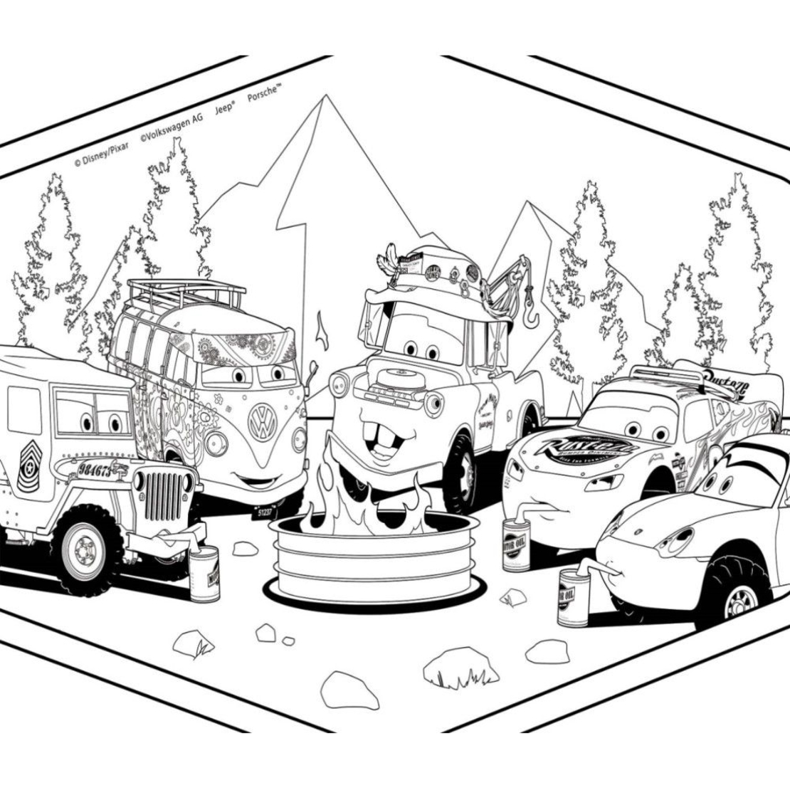 Двустранен пъзел Lisciani Disney Eco Puzzle Колите, 60 ч.